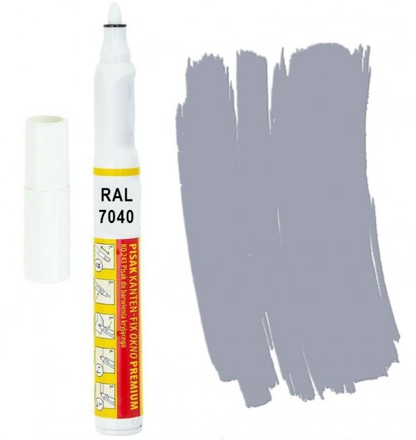 Kanten FIX RAL 7040 popielaty pirytowy Pisak retus