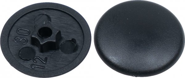 Zaślepki TX30 do wkrętów 7,5mm okien czarne 200szt