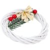 Wianek Wiklinowy Biały 15cm [ Komplet 10 sztuk ]
