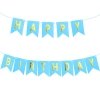 Baner Happy Birthday Błękit [10 kompletów]