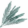 Gałązka Brokat Palma C.Zielony 75cm KR1616 [6szt]