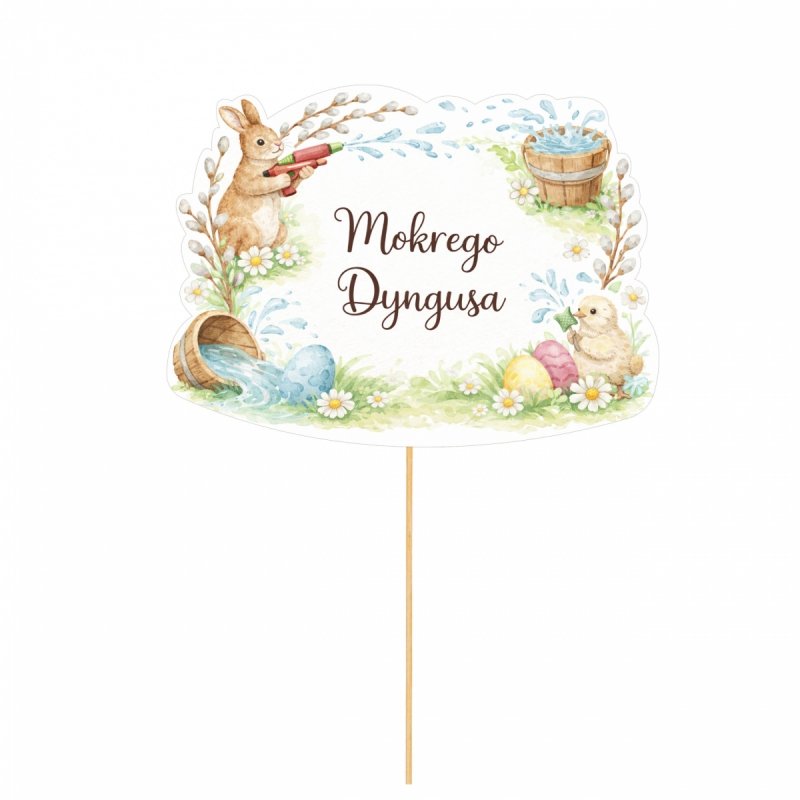 Topper Mokrego Dyngusa Zając Kurczak Beermata [20szt]