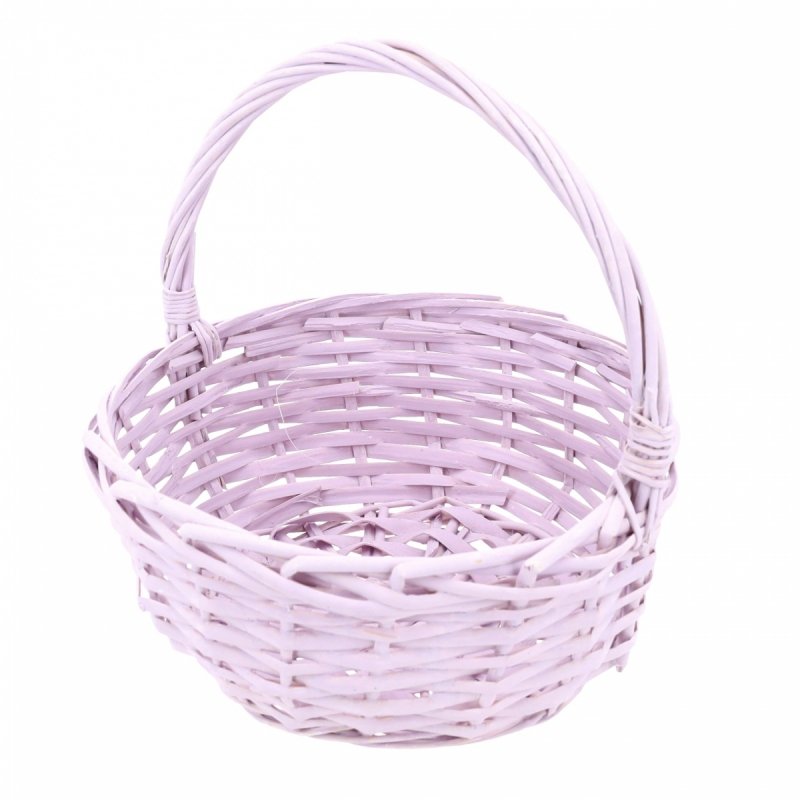 Koszyk Wiklinowy Jasny Fiolet [5 sztuk]