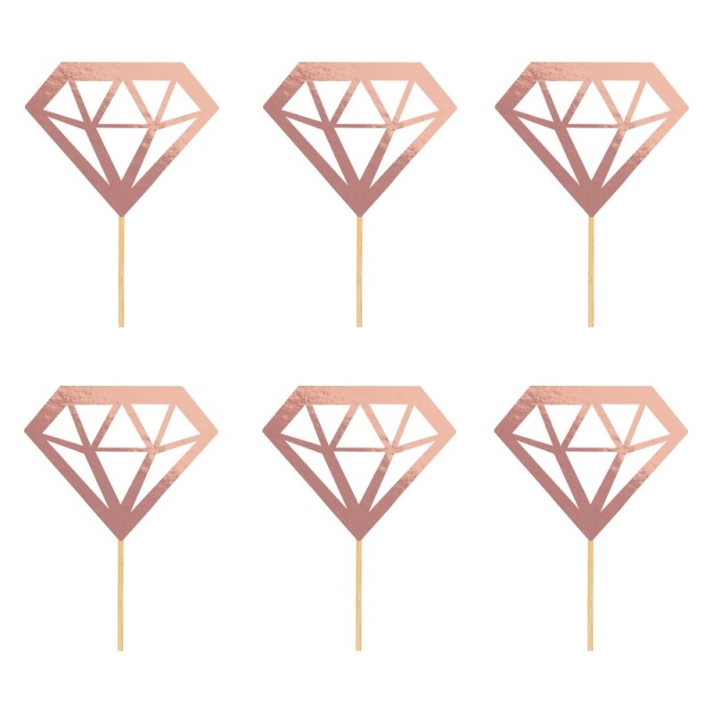 Toppery Diamenty Rosegold [100kompl]