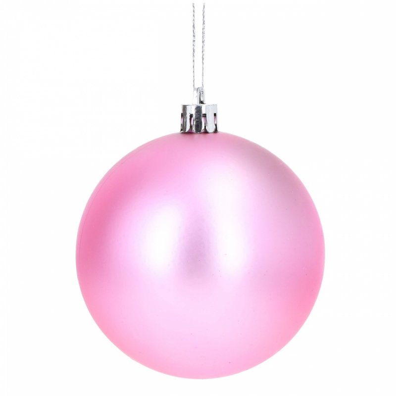 Bombki 12szt 4cm Róż KR1200B [50op]
