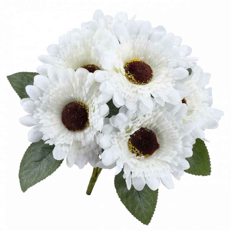 Bukiet Gerbera Ecru 42cm KR2010 [10szt]