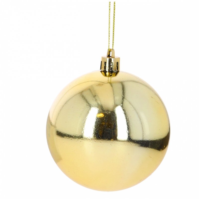 Bombki 12szt 6cm Złote KR1202C [5op]