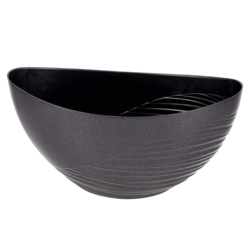Doniczka LUNA Grafit Podłużna 25,5cm [10szt]