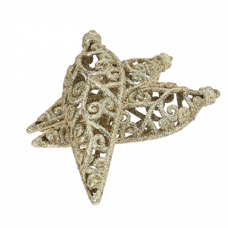 Sople Ażurowe Złote 3szt 12cm KR1258C [15opak]