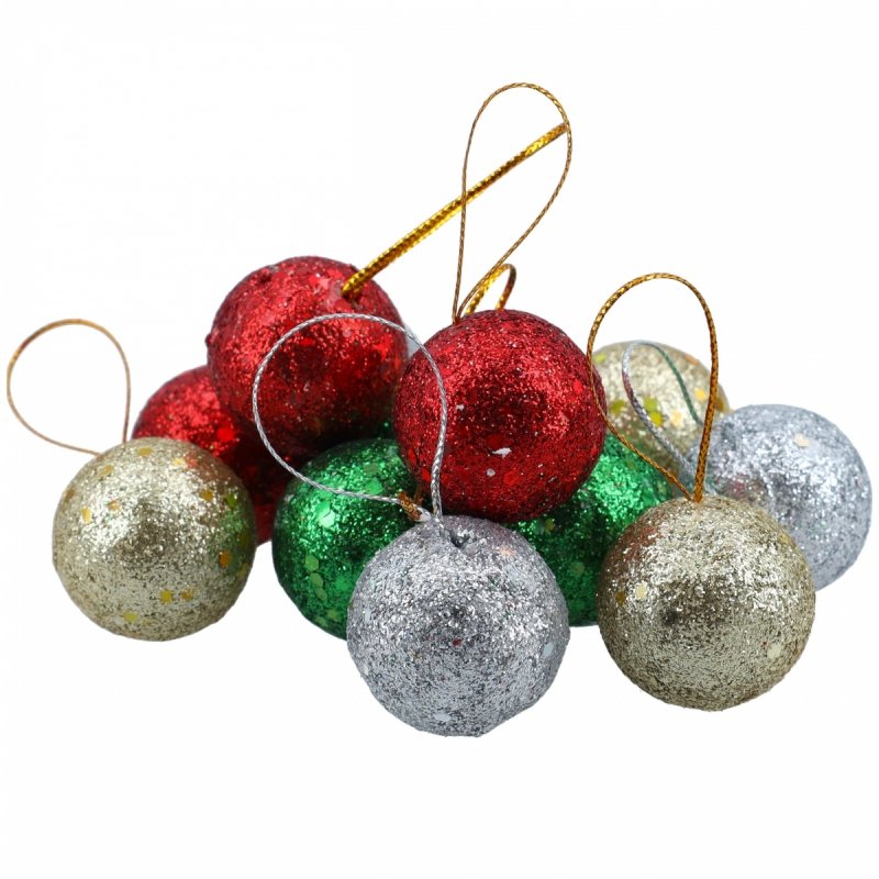Bombki Brokat 2,5cm 12szt KR1475 [15opak]