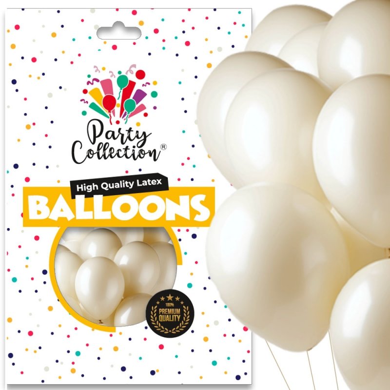 Balony Vintage Wanilia 14" 50szt KR649-30 [10opak]