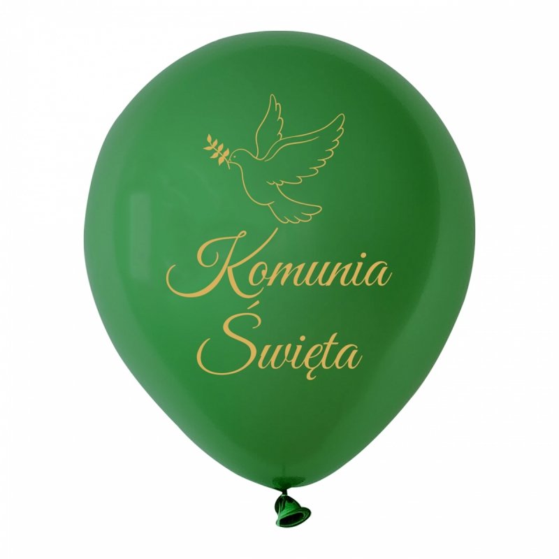 Balony Komunia Święta Zielony 10 sztuk KR546T [20op]