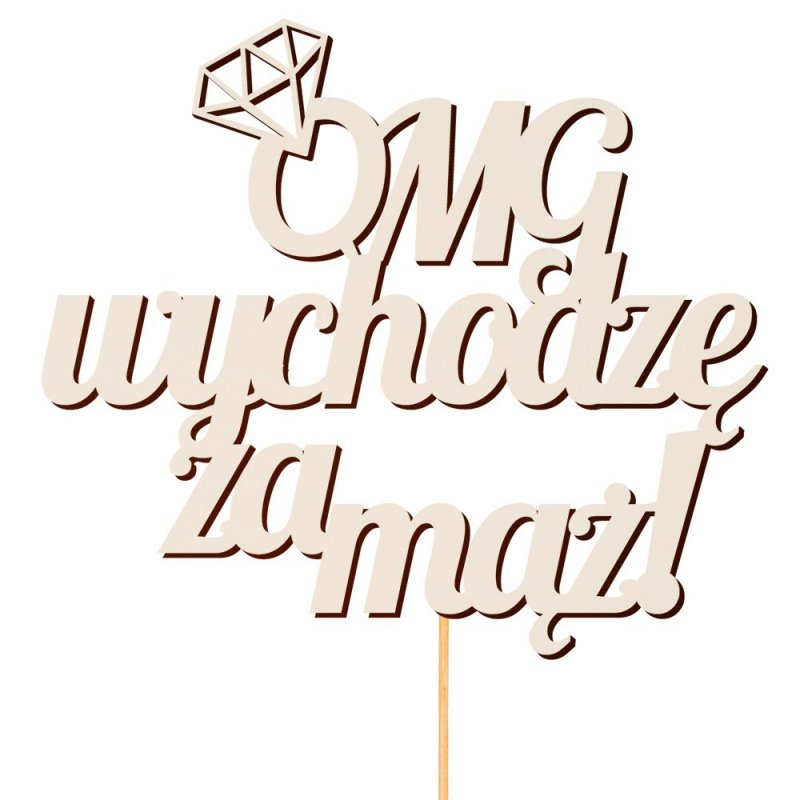 Topper OMG Wychodzę Za Mąż Beermata [ 200szt ]