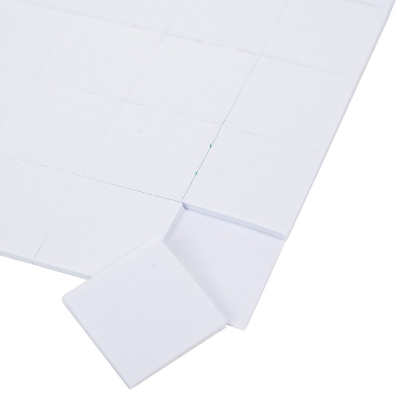 Kostka z klejem 3d 10mm/81szt x2 [Komplet 250szt]