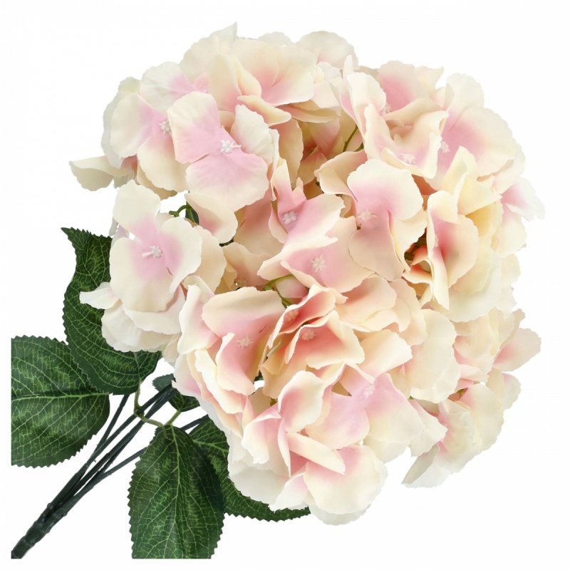 Gałązka Hortensja Krem/Róż KR2398N [50szt]