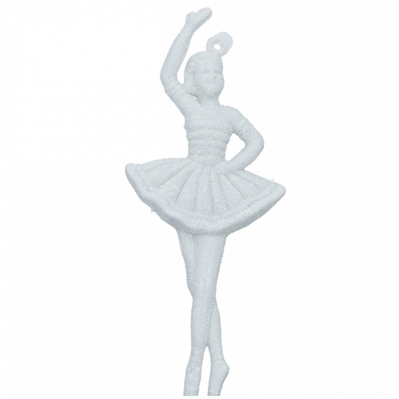 Baletnice Białe Zawieszki 2szt 14cm KR1273 [15op]