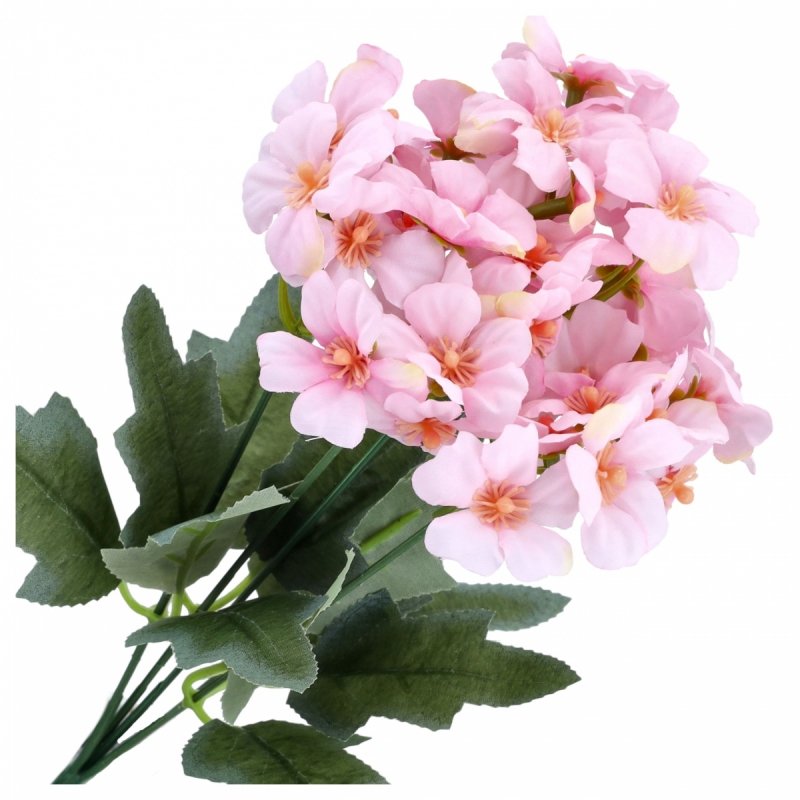 Bukiet Pelargonia 32cm Różowy KR2232 [50szt]