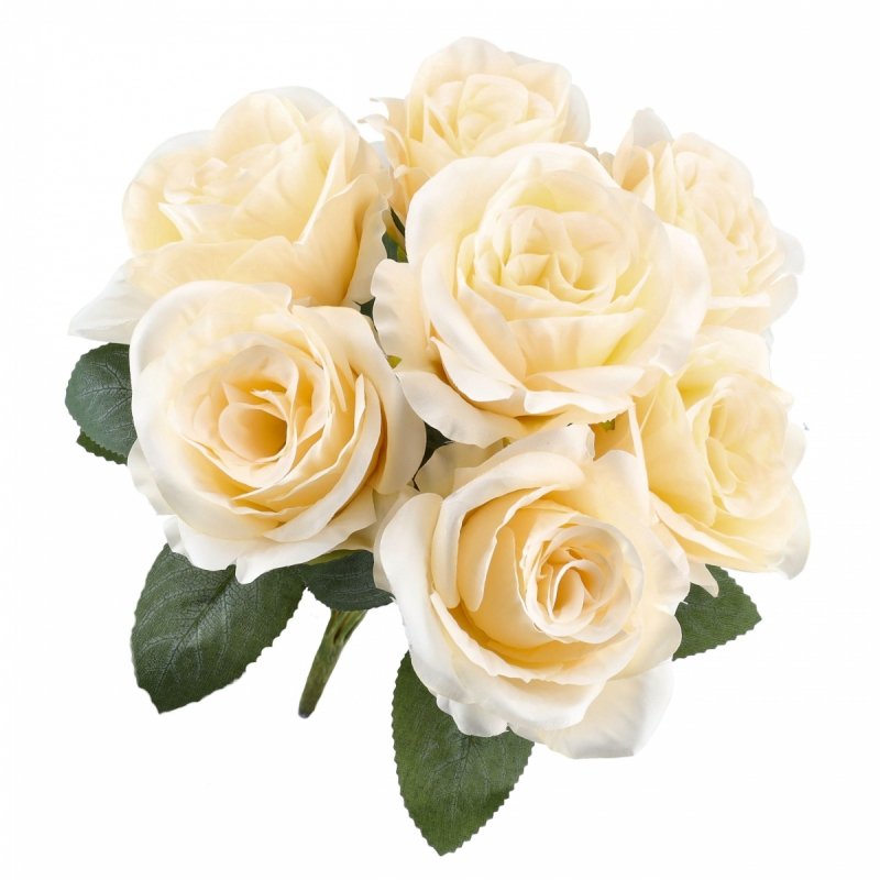 Bukiet Róże Krem KR2007G [10szt]