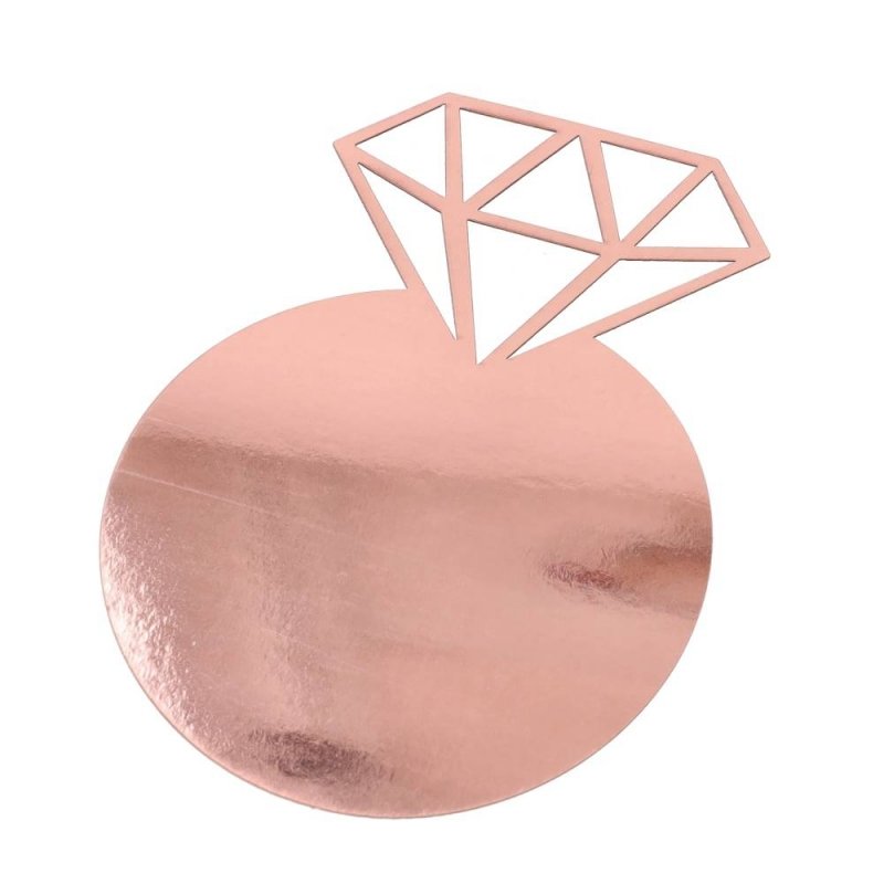 Podkładka Pod Kubek Pierścionek Rosegold [10kompl]