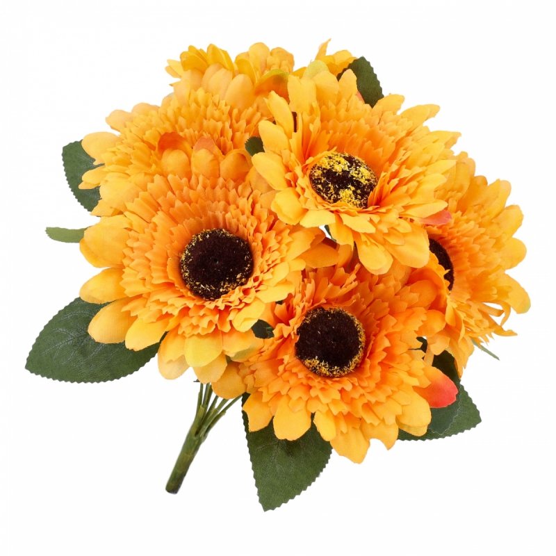 Bukiet Gerbera Pomarańcz 42cm KR2010  [10szt]