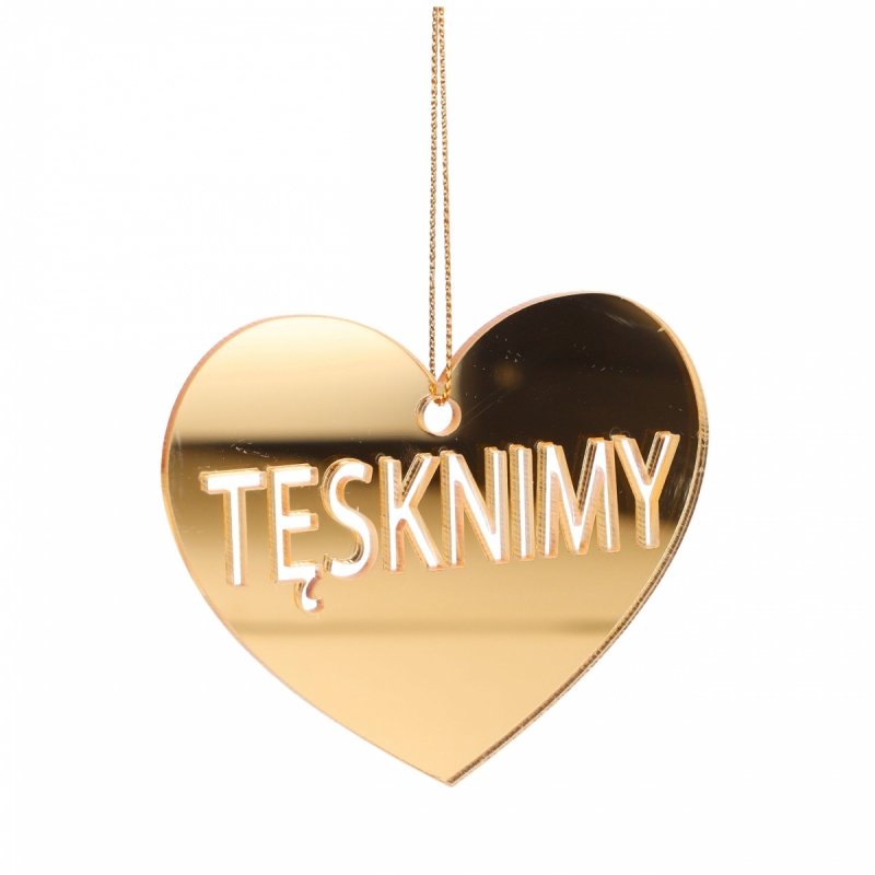 Zawieszka Na Znicz Tęsknimy 8cm Plexi [60szt]