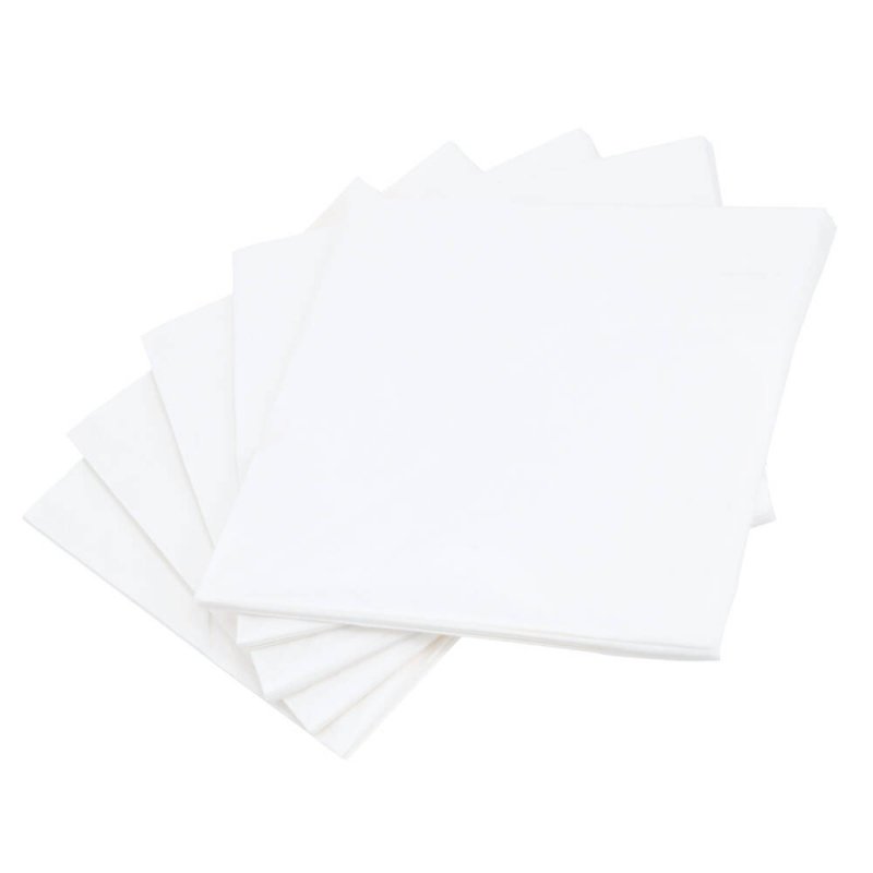 Serwetki Papierowe Gładkie Białe 20szt [ 10 Opakowań ]