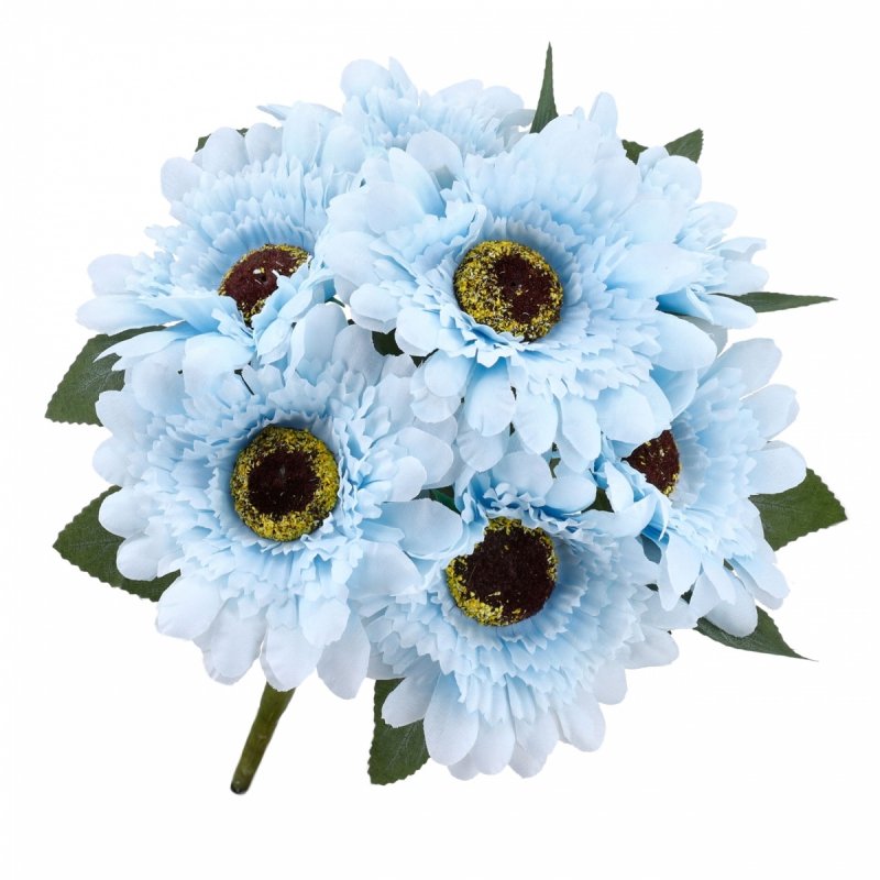 Bukiet Gerbera Błekit 42cm KR2010  [10szt]