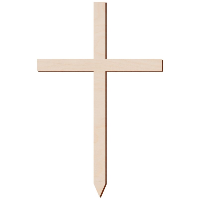 Topper Drewniany Krzyż [10 sztuk]