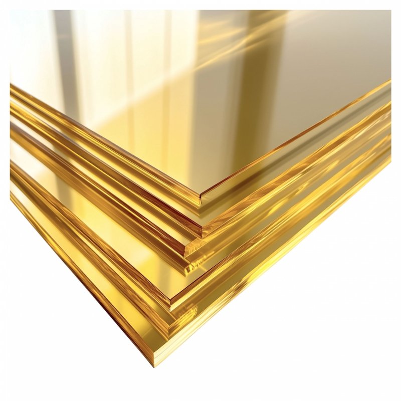 Arkusze Plexi Złoto 70cmx50cm  [6 sztuk] 