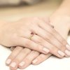 Pierścionek złoty 585 z brylantami 0,03ct rubinem 0,80ct W-2