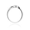 Pierścionek złoty 585 z brylantem 0,17ct zaręczynowy W-177