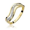 Pierścionek złoty 585 z brylantami 0,06ct W-116