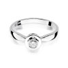 Pierścionek złoty 585 z brylantem 0,15ct zaręczynowy W-294