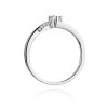 Pierścionek złoty 585 z brylantami 0,19ct zaręczynowy W-262