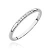 Pierścionek złoty 585 z brylantami 0,04ct obrączka BC-007