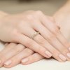 Pierścionek złoty 585 z brylantami 0,44ct W-364 zaręczynowy