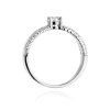 Pierścionek złoty 585 z brylantami 0,45ct W-356 zaręczynowy