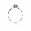 Pierścionek złoty 585 brylanty 0,15ct zaręczynowy W-62