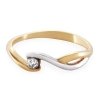 ARTES-Pierścionek z brylantem 0,08ct AB-56