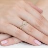 Pierścionek złoty 585 z brylantami 0,17ct zaręczynowy W-184