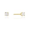 Kolczyki złote 585 z brylantami 0,16ct KO-58
