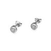 Kolczyki złote 585 brylantami 0,09ct KO-41