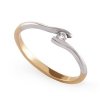 ARTES-Pierścionek z brylantem 0,045ct AB-64
