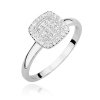Pierścionek złoty 585 z brylantami 0,13ct zaręczynowy W-448