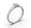 Pierścionek złoty 585 brylant 0,17ct zaręczynowy BR-062