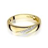 Pierścionek złoty 585 z brylantami 0,02ct W-118