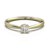 Pierścionek złoty 585 brylant 0,17ct zaręczynowy BR-091B1