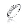 Pierścionek złoty 585 z brylantami 0,13ct zaręczynowy W-415