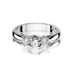 Pierścionek złoty 585 z brylantami 0,49ct W-344 zaręczynowy