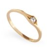 ARTES-Pierścionek z brylantem 0,06ct AB-50